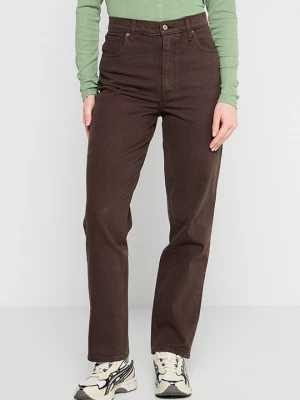 Obrázek produktu Džíny Straight Fit Abercrombie & Fitch tmavě hnědá