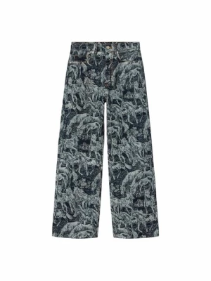 Obrázek produktu Džíny Straight Fit AllSaints modrý denim