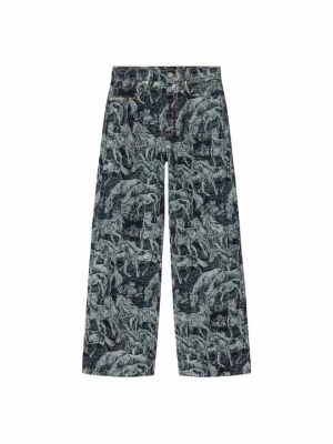 Obrázek produktu Džíny Straight Fit AllSaints modrý denim