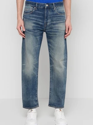 Obrázek produktu Džíny Straight Fit Armani Exchange tmavomodrý denim