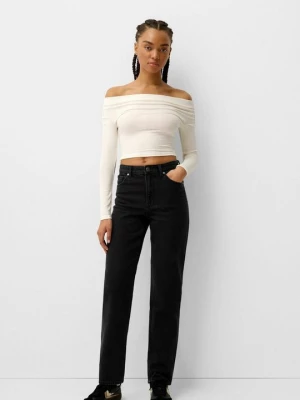 Obrázek produktu Džíny Straight Fit Bershka černá