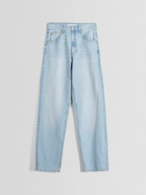 Obrázek produktu Džíny Straight Fit Bershka světle modrá