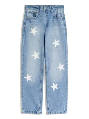 Obrázek produktu Džíny Straight Fit Bershka světlemodrý denim