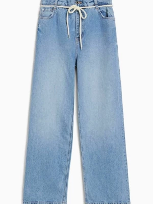 Obrázek produktu Džíny Straight Fit Bershka světlemodrý denim