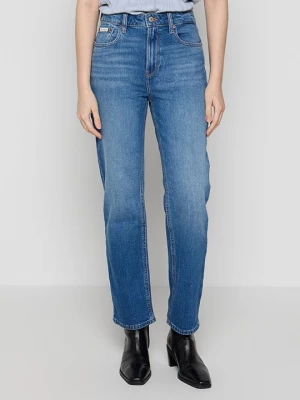 Obrázek produktu Džíny Straight Fit Calvin Klein Jeans fialová