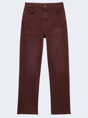 Obrázek produktu Džíny Straight Fit Desigual bordeaux