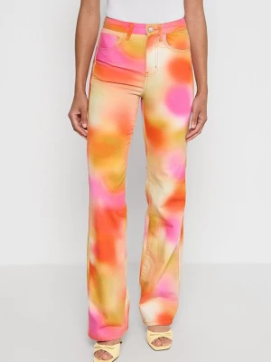 Obrázek produktu Džíny Straight Fit Desigual světle růžová