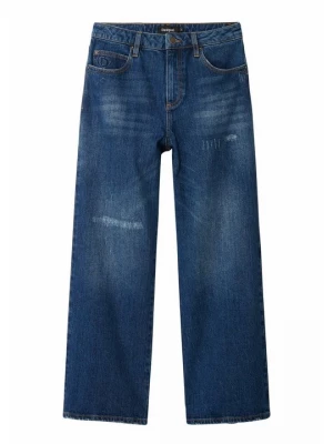 Obrázek produktu Džíny Straight Fit Desigual tmavě modrá
