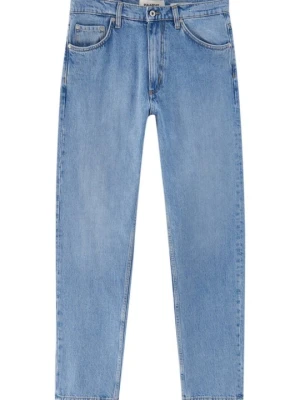 Obrázek produktu Džíny Straight Fit PULL&BEAR melírovaná tmavě modrá