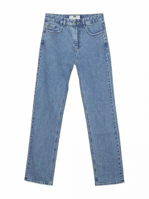 Obrázek produktu Džíny Straight Fit Stradivarius tmavomodrý denim