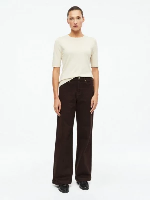 Obrázek produktu Džíny Suri / Regular Fit / High Rise / Wide Leg / s ozdobným knoflíkem s.Oliver hnědá
