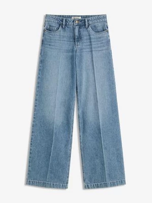 Obrázek produktu Džíny Wide Leg, Mid Waist, Low Stretch, Full Length BonPrix