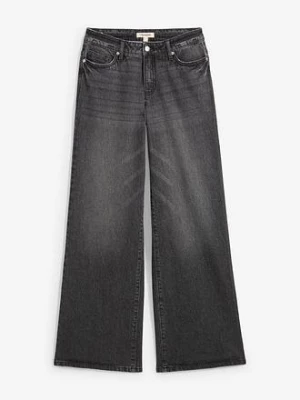 Obrázek produktu Džíny Wide Leg, Mid Waist, malý podíl streče BonPrix