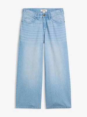 Obrázek produktu Lehké džíny Wide Leg, Mid Waist, pohodlný pas BonPrix