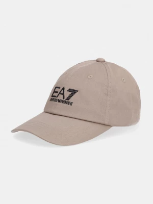 Obrázek produktu EA7 Emporio Armani baseballová čepice bavlněná béžová