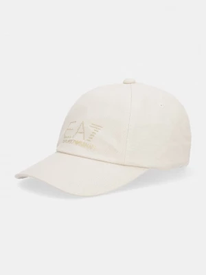Obrázek produktu EA7 Emporio Armani Bavlněná baseballová čepice EA7 Emporio Armani béžová