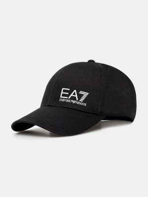 Obrázek produktu EA7 Emporio Armani Bavlněná baseballová čepice EA7 Emporio Armani černá