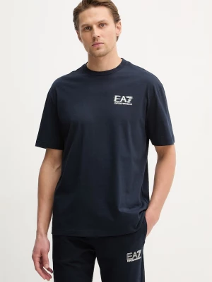 Obrázek produktu EA7 Emporio Armani Bavlněné tričko EA7 Emporio Armani námořnická modř