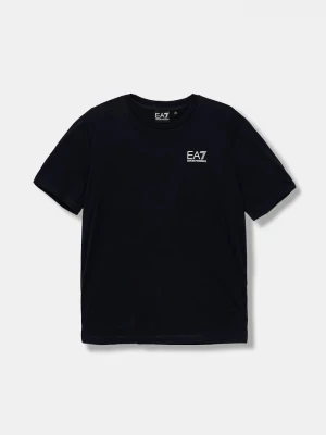 Obrázek produktu EA7 Emporio Armani Dětské bavlněné tričko námořnická modř