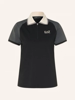 Obrázek produktu ea7 Emporio Armani Funkční Polokošile černá / tmavě šedá / bílá