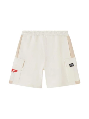 Obrázek produktu EA7 Emporio Armani Kalhoty 'EA7 EMPORIO ARMANI kids BERMUDA FELPA BERMUDA' béžová
