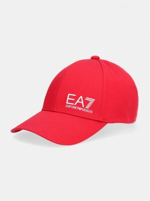 Obrázek produktu EA7 Emporio Armani kšiltovka bavlněná červená