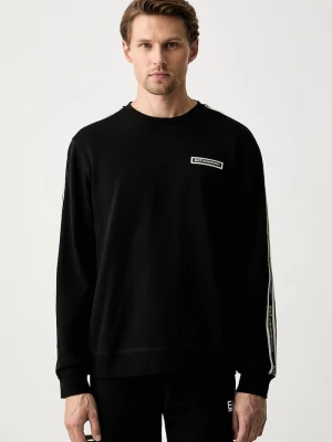 Obrázek produktu EA7 Emporio Armani mikina pánská s bavlnou černá