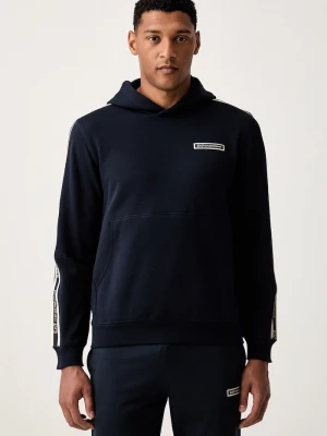 Obrázek produktu EA7 Emporio Armani mikina s kapucí pánská s bavlnou námořnická modř