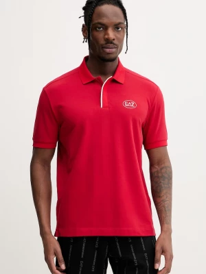 Obrázek produktu EA7 Emporio Armani Polo pánské s bavlnou červená