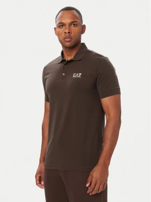 Obrázek produktu EA7 Emporio Armani Polokošile 8NPF14 PJVQZ U6027 Tmavě hnědá Regular Fit
