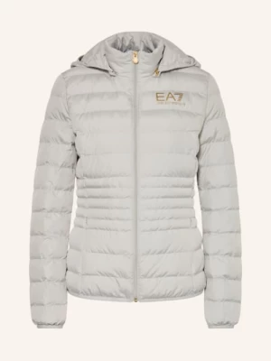 Obrázek produktu ea7 Emporio Armani Prošívaná Bunda S Odnímatelnou Kapucí světle šedá