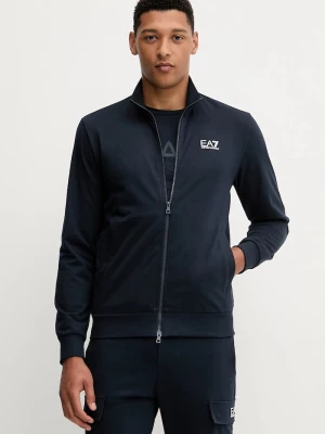 Obrázek produktu EA7 Emporio Armani rozepínací mikina pánská s bavlnou námořnická modř