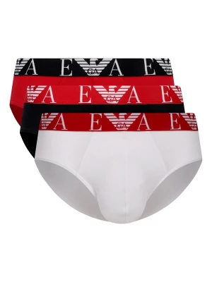 Obrázek produktu EA7 Emporio Armani Slipy červená / tmavě červená / černá / bílá