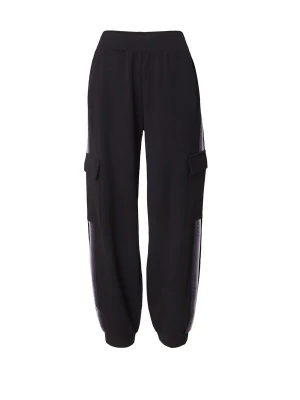 Obrázek produktu EA7 Emporio Armani Sportovní kalhoty 'NATURAL VENTUS7' fialová / černá / bílá