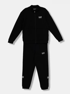 Obrázek produktu EA7 Emporio Armani tepláková souprava dětská s bavlnou černá
