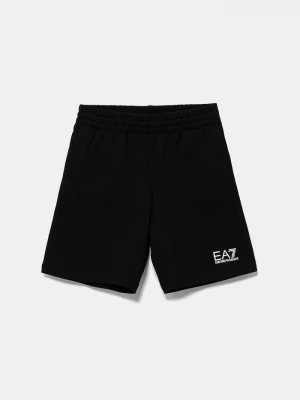 Obrázek produktu EA7 Emporio Armani teplákové šortky dětské bavlněné černá