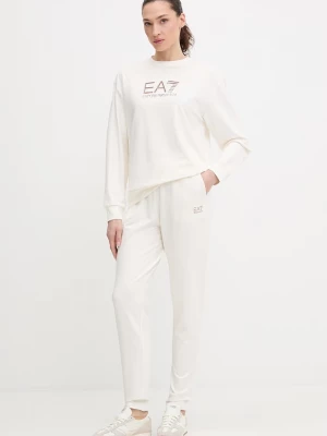 Obrázek produktu EA7 Emporio Armani teplákový set dámský bavlněný elastanem béžová
