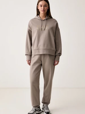 Obrázek produktu EA7 Emporio Armani teplákový set dámský s bavlnou béžová