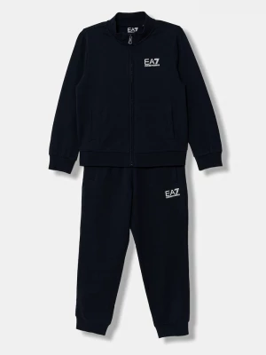 Obrázek produktu EA7 Emporio Armani teplákový set dětský bavlněný námořnická modř
