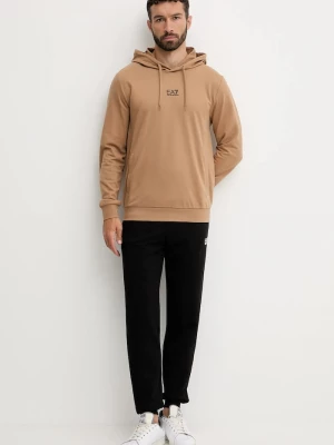 Obrázek produktu EA7 Emporio Armani teplákový set pánský bavlnou hnědá
