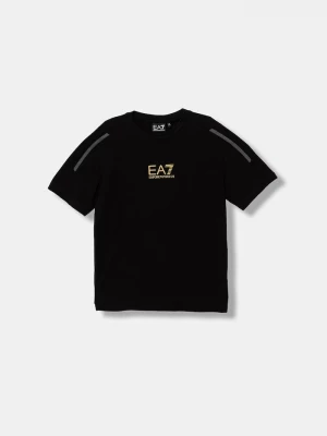 Obrázek produktu EA7 Emporio Armani tričko dětské bavlněné s elastanem černá