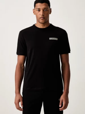 Obrázek produktu EA7 Emporio Armani tričko pánské bavlněné s elastanem černá