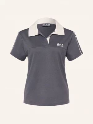 Obrázek produktu ea7 Emporio Armani Žerzejová Polokošile Train Sporting Club tmavě šedá / krémová