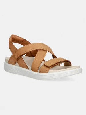 Obrázek produktu Ecco Nubukové sandály Ecco Soft Sandal W hnědá