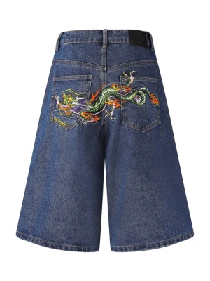 Obrázek produktu Ed Hardy Džíny modrá džínovina / žlutá / zelená