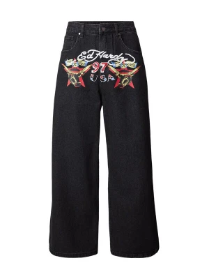 Obrázek produktu Ed Hardy Džíny světle zelená / červená / černá džínovina / bílá