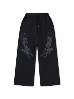 Obrázek produktu Ed Hardy Kalhoty 'Flying Eagle' tmavě šedá / černá