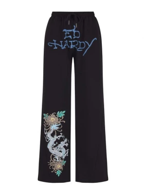 Obrázek produktu Ed Hardy Kalhoty kobaltová modř / žlutá / černá / bílá