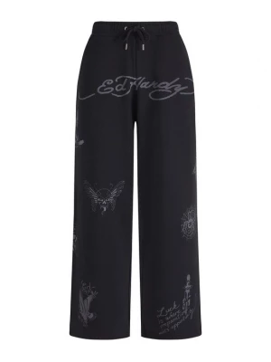 Obrázek produktu Ed Hardy Kalhoty šedá / černá