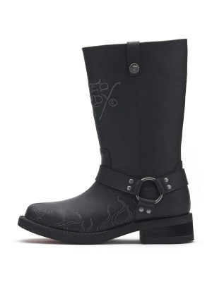 Obrázek produktu Ed Hardy Kozačky šedá / černá